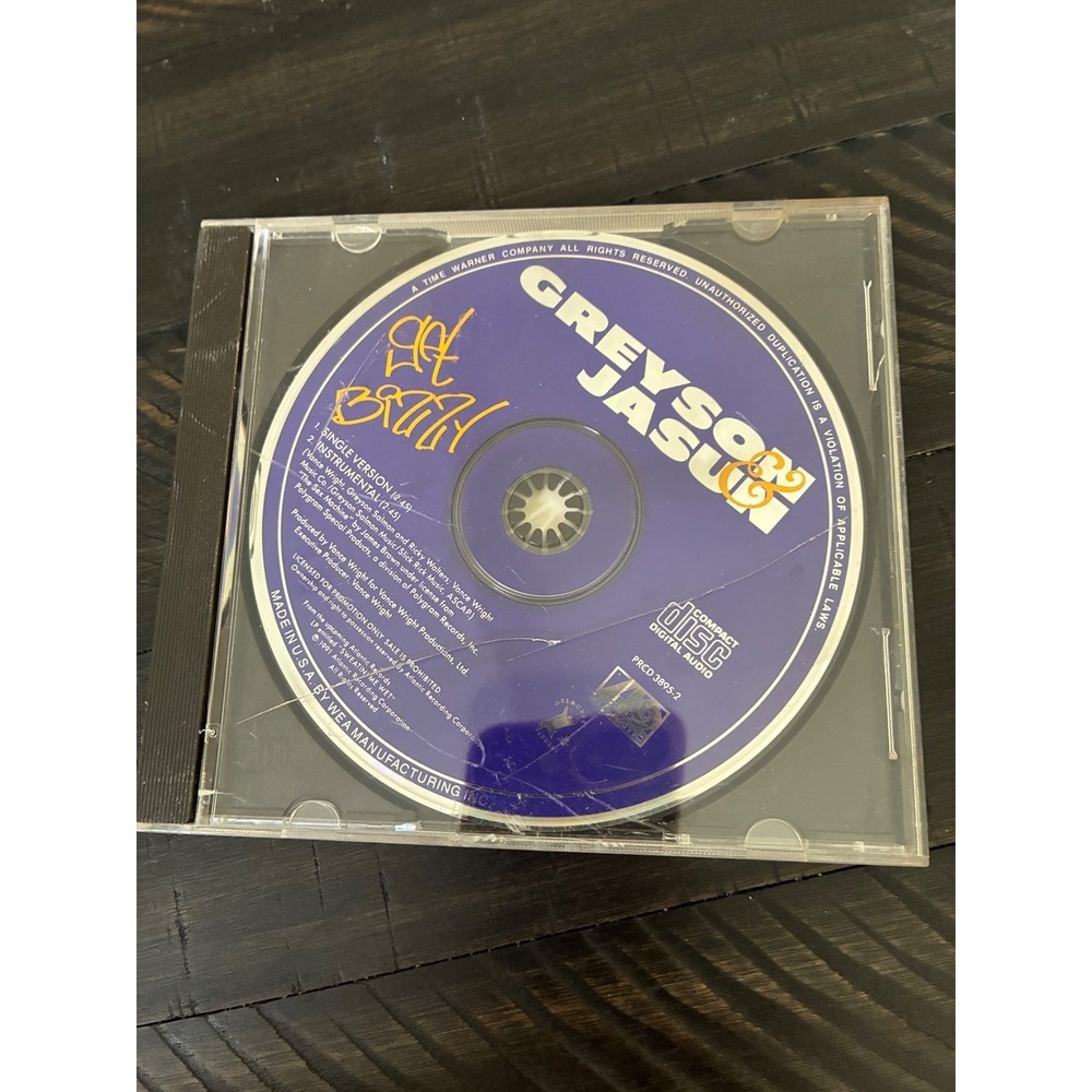 Greyson & Jasun Get Bizzy Promo CD Single 1991 PRCD 3895-2 Slick Rick Hip Hop